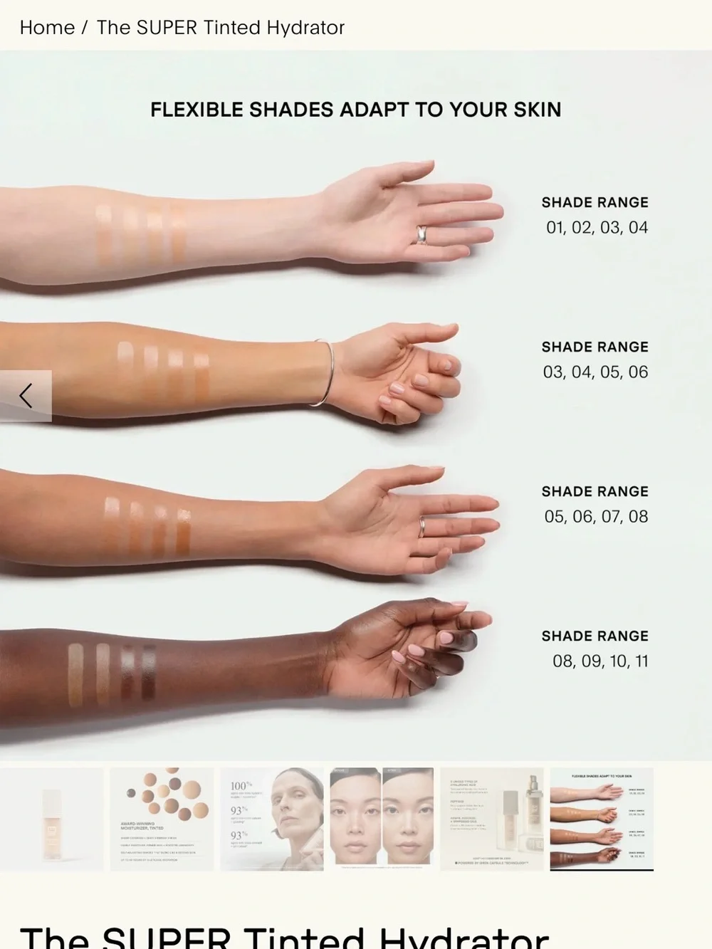 U Beauty The Super Tinted Hydrator - Shade 03 (White Packaging)